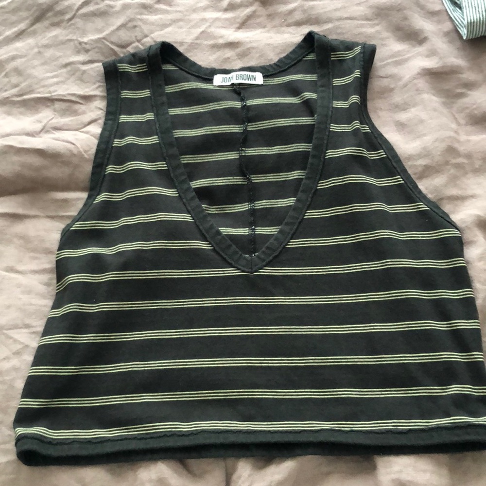Joan brown cropped tank